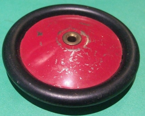 Meccano tinplate road wheel - tinplate,