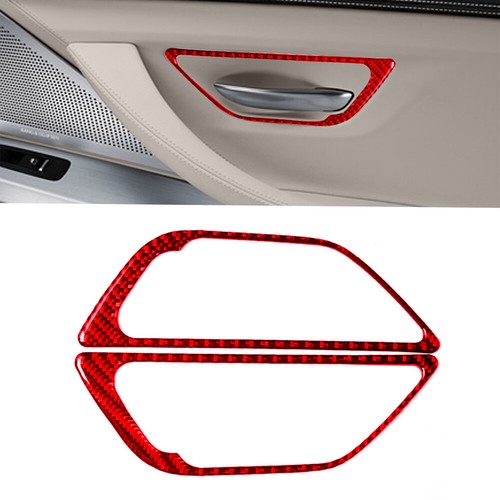 Red carbon fiber door - carbon, handle