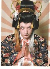 BOY GEORGE (Culture Club) 'oriental' magazine PHOTO/Poster/clipping 11x8 inches
