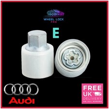 Audi New Locking Wheel Nut Key Bolt Letter E '805' Fast and Free