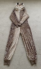 Next Ladies Nightwear One Piece, Jumpsuit, Reindeer All In One, Loungewear, XS