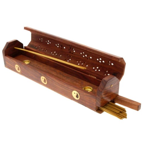 Wooden incense stick holder - incense,