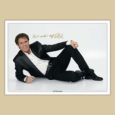 CLIFF RICHARD (15) Signed Reproduction Autograph Photo Print (A4) 210 x 297mm