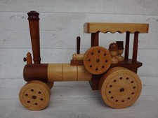 Wooden Model of a Traction Engine