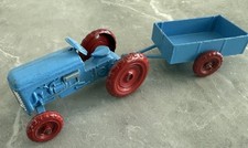 EARLY LESNEY MOKO MATCHBOX TOYS 1948 LARGE SCALE TRACTOR & TRAILER - Vintage