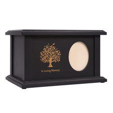 Tree of Life Wooden Urn for
