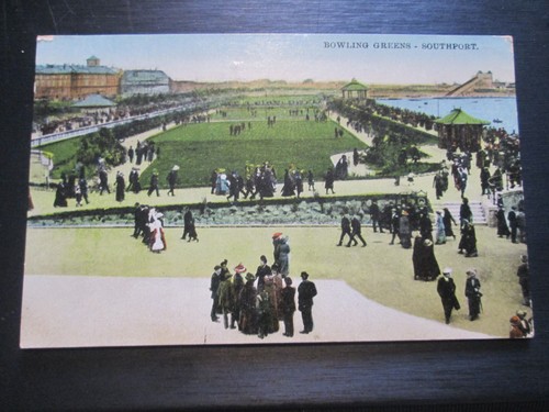 Postcard southport bowling - postcard, southport,