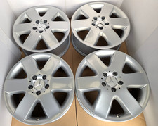 4x GENUINE SILVER MERCEDES V