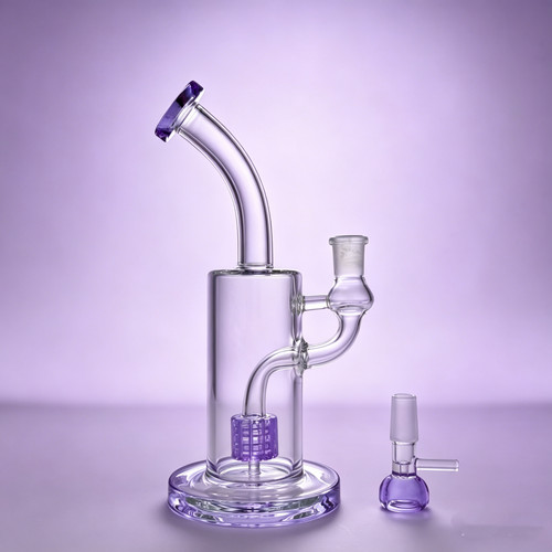 Purple glass bong matrix - 8.5",