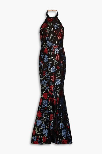Marchesa notte gown - notte, black
