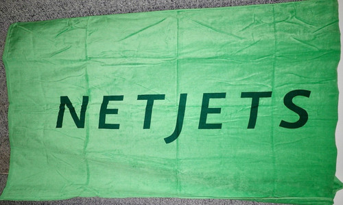 Netjets golf towel beach - golf,