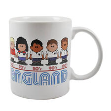 SPORT WEENICONS ENGLAND FOOTBALL TEAM THROUGH THE DECADES COFFEE MUG TEA CUP