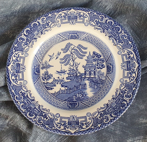 English ironstone willow - english,