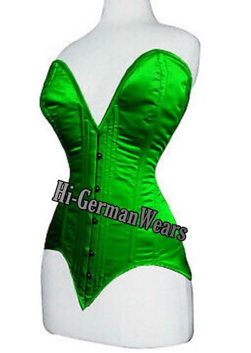 Satin full bust - , lace-up