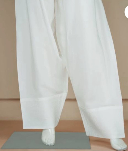Pakistani farshi shalwar - farshi, white