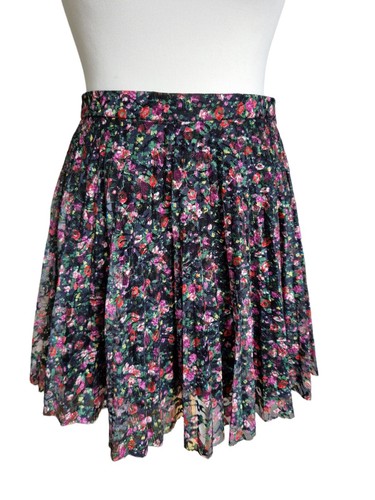Topshop black floral lined - floral,