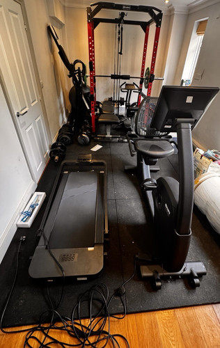 Entire home gym squat rack - gym,