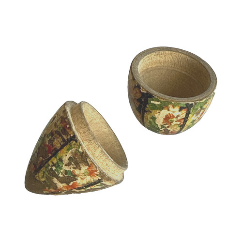 Thimble case antique chintz - case,