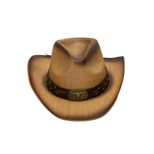 Straw western cowboy hat - cowboy,