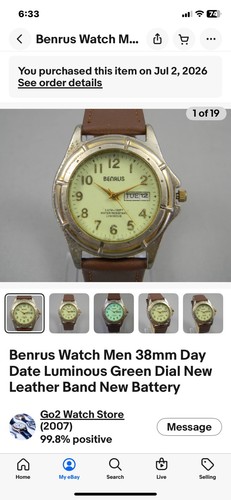 Benrus watch mens - benrus,