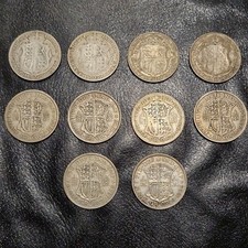 10x George V 0.500 Silver Half
