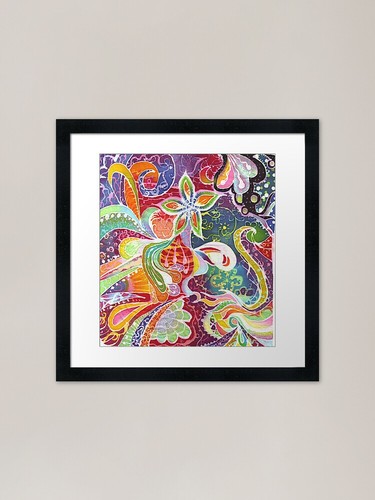 The colourful batik design - the,