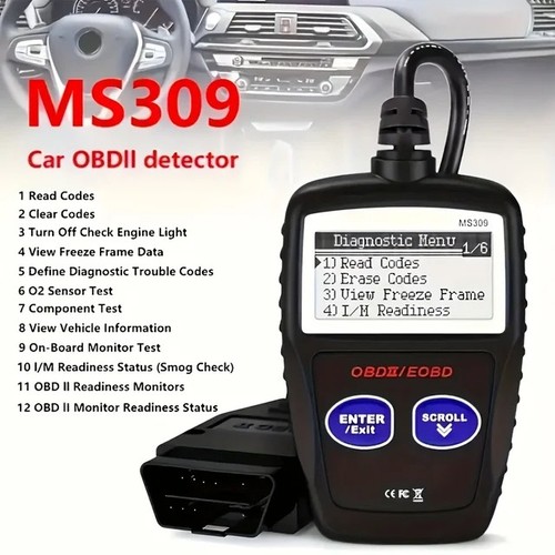 Automotive obd2 scanner ms309 - obd2,