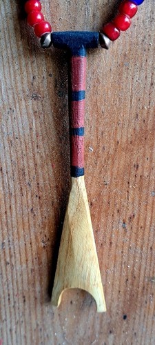 Chinook canoe paddle necklace - canoe,