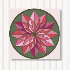 Barn Quilt Square, 8 Sizes, Outdoor & Indoor Wall Art, Home Decor, BQ058-04