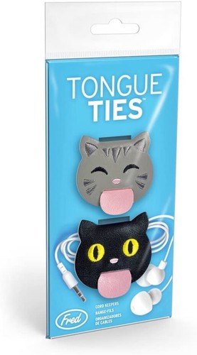 New cat novelty - tongue, ties