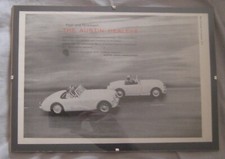 1959 Austin Healey Sprite & 3000 Original framed advert