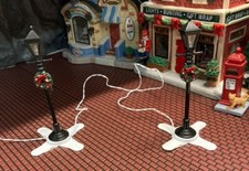 Lemax Street Lamp post holder bases stands - 5 Pack