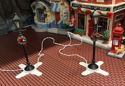 Lemax street lamp - lamp, holder