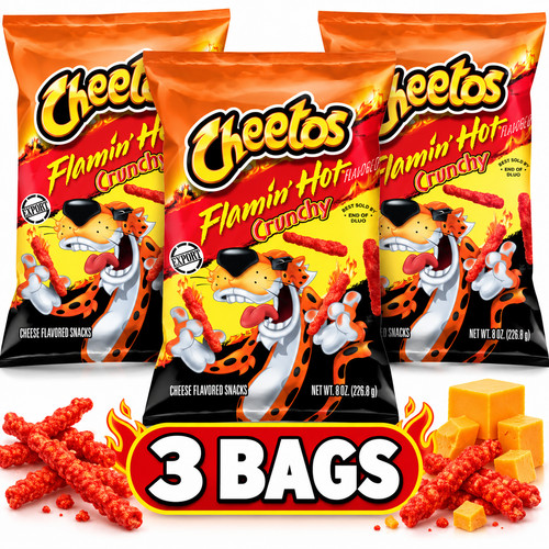 Cheetos flaming hot - flaming,