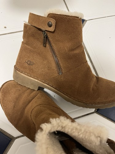 Ugg ankle boots zip great - ankle,