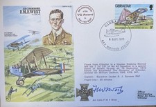 RAF MEMORABILIA- AIR COMMODORE F.M.F. WEST-  VC: CBE: MC- 1ST DAY COVER