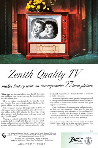 1950 zenith genuine vintage - 1950,