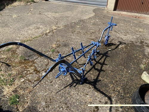 Vintage horse drawn plough - vintage,
