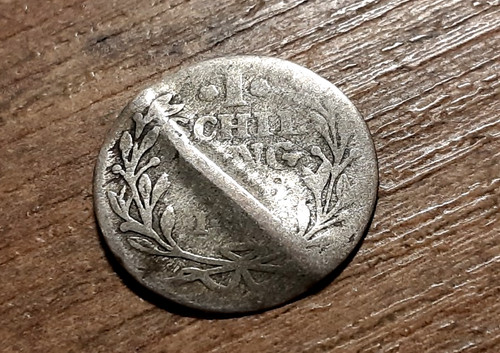 Old silver coin - coin, c.