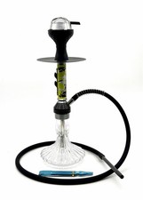 Shisha pipe green - green, glass
