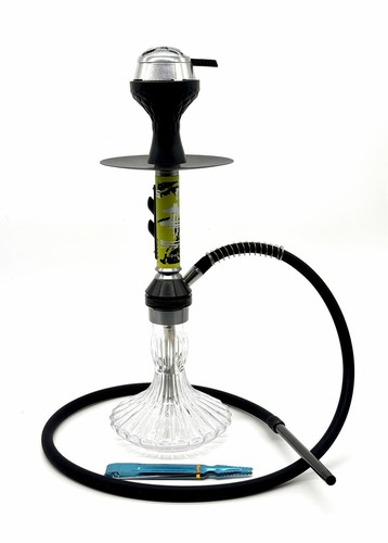 Shisha pipe green - shisha, glass