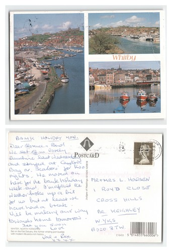 Postcard whitby north - postcard,