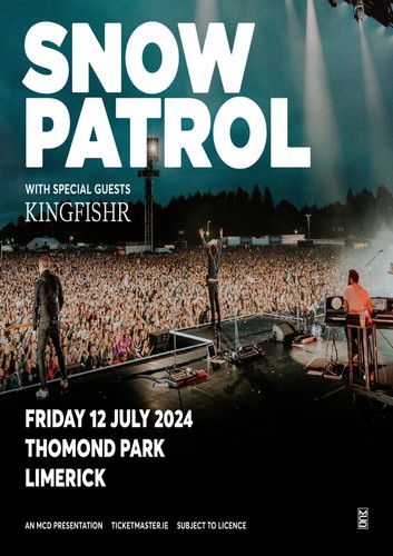 Snow patrol limerick - snow, 2024