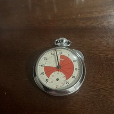 Ingersoll Referee Pocket Stop Watch - Working But May Need Service