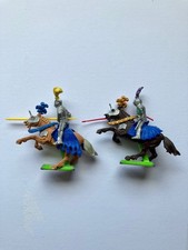 Britains Ltd Deetail 1971 mounted knights x2. Excellent condition.  intact