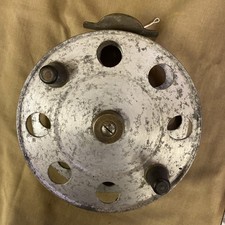 Large Aluminium Centre Pin Fishing Reel 7.5” Dia. Unusual 