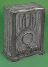 Dolls House phoenix Ferguson 1936 wireless radio ready to paint 1/12th Scale. 