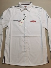 JAGUAR D-Type Men Size XS Le Mans Winner Heritage 1957 Paddock Shirt BNWT White 