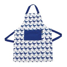 Hinchcliffe & Barber 'Blue Gull' 100% Cotton Apron, Blue, BNIB, RRP £25