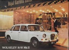 1969 Wolseley 18/85 Mk. II car brochure